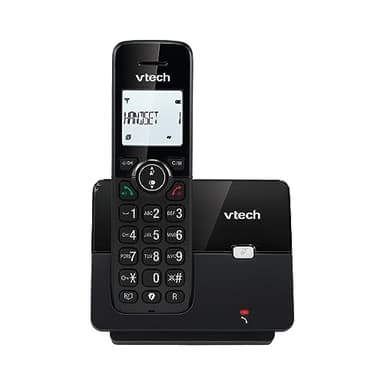 VTech CS2000 Telefono Cordless Casa DECT con vivavoce e blocco chiamate, Telefono fisso per anziani, identificatore di chiamate, LCD Display retroilluminato da 1.8", tasti grandi, modalità ECO, Nero