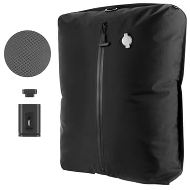 Sacchetti Sottovuoto Professionali da Viaggio, Ip67, Riutilizzabili, per Valigie e Zaini, Sacchetti Sottovuoto Salvaspazio, per Viaggi, Leggeri e Durevoli (1PC+Pompa)