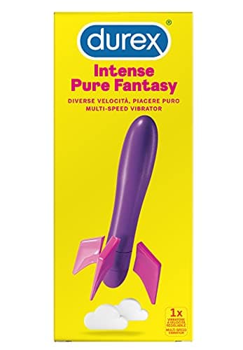 Durex Play Pure Fantasy Vibratore Stimolante per Donna, Sex Toy, Velocità Regolabile