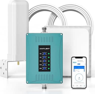ANNTLENT Amplificatore Segnale Cellulare Ripetitore 4G 3G 2G Bande 1/3/7/8/20