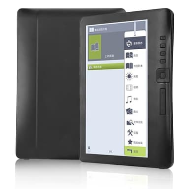 Akozon Lettore di Ebook Libro Letto BK7019 Lettore di Libri Elettronici Portatile da 7 Pollici con Supporto per Schermo Colorato TF Card (Memoria 8G)