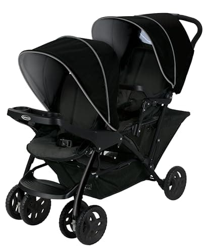 Graco Stadio Duo Click Connetti Tandem Doppio Passeggino, Nero/Grigio - 13790 g