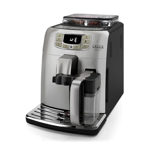 Gaggia Velasca Prestige Macchina da Caffè Automatica per Espresso e Cappuccino, Caffè in Grani o Macinato, RI8263/01, 2 tazze, Argento, 100% Made in Italy