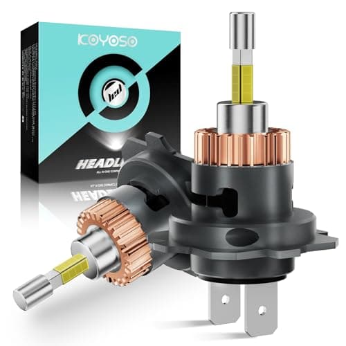 KOYOSO H7 LED 360° Lampadine: 100W 20000LM 400% Super Brillante Fari Kit Sostituzione la Alogena Abbaglianti e Anabbaglianti per 12V Auto, 6500K