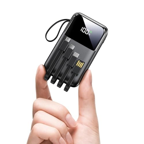 Power Bank, 22,5W 15000mAh Mini Powerbank, Ricarica Rapida PD QC3.0 USB C Caricatore Portatile Batteria (6 output & 3 input), Caricatore Portatile Porta per iPhone Samsung Huawei iPad Pro