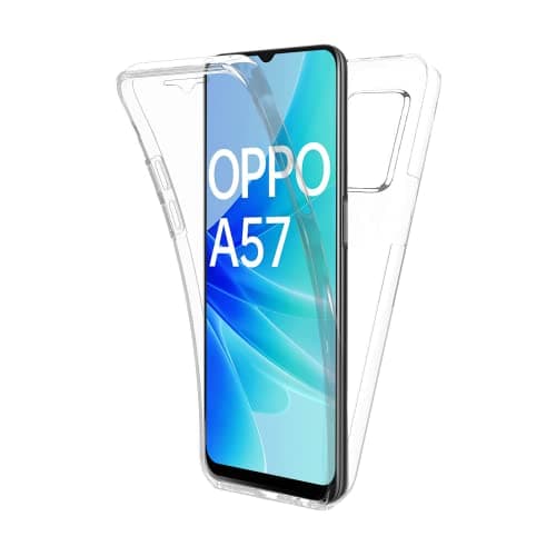 AURSTORE Cover per Oppo A57/ Oppo A77 5G/Oppo A77s 4G, protezione integrale anteriore + posteriore in rigido, custodia protettiva protettiva a 360 gradi, antiurto…
