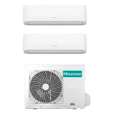 Climatizzatore Condizionatore Inverter Hisense Hi Comfort Wi-Fi Dual Split 9000+12000 Btu 2AMW42U4RGC R-32 A++