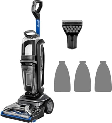 BISSELL Revolution HydroSteam, Lavatappeti con tecnologia HydroSteam, Lava tappezzeria rimuove Macchie Ostinate, Pulitore a vapore per Tappeti e Tappezzeria, Con Cavo, Potente motore 1300W, 3670N