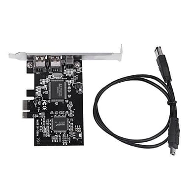 ASHATA Scheda Controller PCI-E PCI Express FireWire 1394a IEEE 1394 da 2,5 Gbps PCI Express con Cavo Firewire Scheda Desktop da 800 Mbps Scheda acquisizione Immagini HD