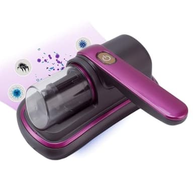 Aspirapolvere per Materassi, Portatile UV-C Aspira Acari per Materassi E Divani, Ultrasuoni 8kpa Battimaterasso Antiacaro, 8000Rpm/Min Aspirapolvere Antiacaro per Materassi Divani in Stoffa Cuscini