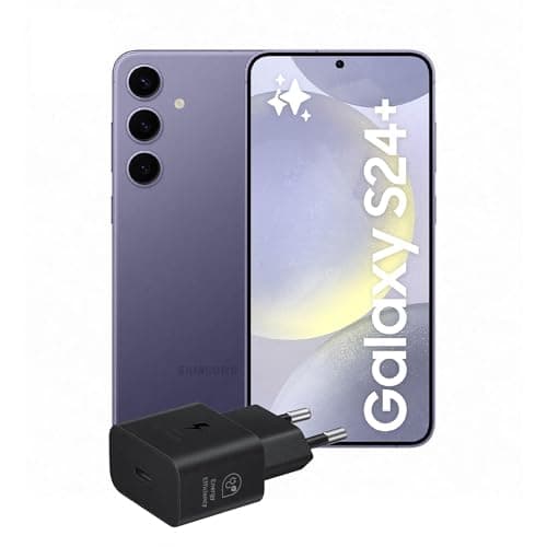 Samsung Galaxy S24+ Smartphone AI, Caricatore incluso, Display 6.7'' QHD+ Dynamic AMOLED 2X, Fotocamera 50MP, RAM 12GB, 512GB, 4.900 mAh, Cobalt Violet [Versione italiana]