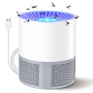 Lampada anti-zanzara, elettrica anti-zanzara, per esterni interni, USB uccide mosca elettrica pieghevole a zanzara, assassino di insetti, non rumore, assassino di zanzare, efficace