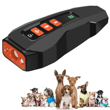 GiReich Antiabbaio Ultrasuoni per Cani, Dispositivo di Controllo Dell'abbaio a Ultrasuoni a Frequenza Variabile, Repellente per Cani Ultrasuoni Portatile, Dispositivo Anti Abbaio a Ultrasuoni