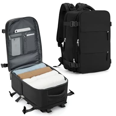 SZLX Zaino Ryanair 40x20x25 Donna Zaino da Viaggio Bagaglio a Mano 20L Uomo Borse da cabina Easyjet Travel Backpack Adatto a laptop da 14 Pollici con scomparto per scarpe per Lavoro e Scuola