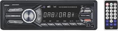 Majestic DAB 445 BT - Autoradio RDS FM stereo/DAB+ PLL, Bluetooth, Doppio USB, Ingressi SD/AUX-IN, Frontalino estraibile, Telecomando, 180W (45W x 4ch), Nero