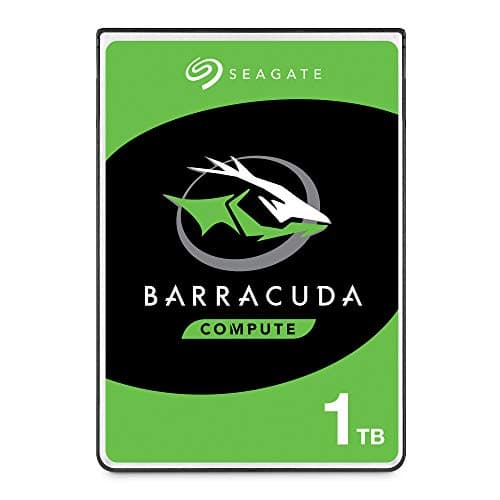 Seagate BarraCuda, 1 TB, Hard Disk Interno, SATA da 6 GB/s, 2.5", 5.400 RPM, Cache da 128 MB per PC Desktop e Portatili (ST1000LMZ48), Amazon Exclsusivo