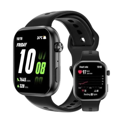 HONOR Choice Watch 2i Smartwatch 1,85”AMOLED Chiamata Bluetooth,109 Modalità di Fitness,Spo2,Frequenza Cardiaca e Monitoraggio Dello Stress,Sleep Tracker,14 Giorni di Standy,Android iOS,Nero