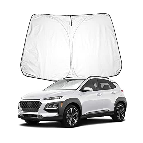 BIXUAN Parasole compatibile con Hyundai Kona SUV N Line Hybrid EV 2018-2022 Parabrezza per Auto Parabrezza Copertura Antivento per Kona Parabrezza Anteriore Bloccato Copertura UV