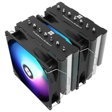 TR PS120SE ARGB refrigeratore d'aria CPU 7tubi di calore Raffreddatore del processore,doppia ventola PWM TL-C12B-S V2,tecnologia AGHP,cuscinetto S-FDB,per AMD AM4 AM5/Intel 1700/1150/1151/1200