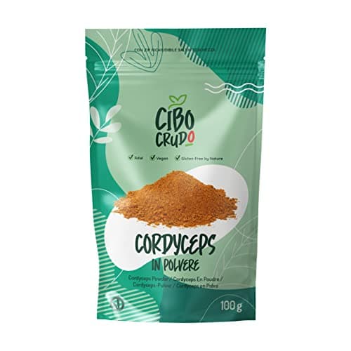 Cordyceps Sinensis - 100g. Fungo Cordyceps in Polvere Crudo. Ricco di Proprietà e Benefici dei Funghi