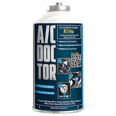 AC DOCTOR Gas Refrigerante Organico ecologico sostituto R134a per ricarica aria condizionata auto 1995-2016