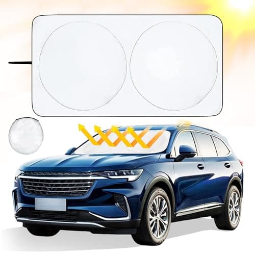 Parasole Auto Parabrezza, Pieghevole Parasole Auto Interno, Parasole per Parabrezza Anteriore, Protezione dai Raggi UV, Parasole Parabrezza per Maggior Parte Delle Auto, 150 x 70
