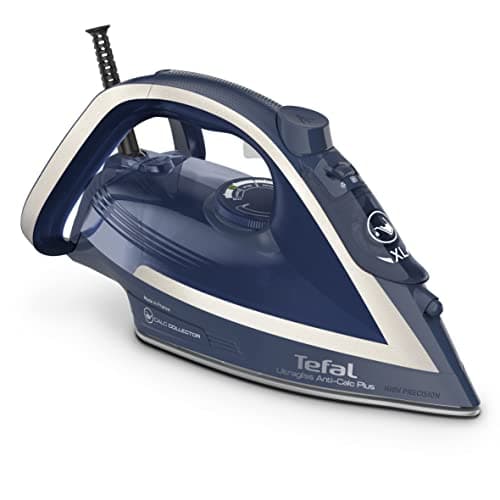 Tefal FV6830 Ferro da Stiro Ultragliss Anti-Calc Plus, Potenza 2800 W, con Piastra Tefal Durilium Airglide, Sistema Anticalcare, per Risultati di Stiratura duraturi