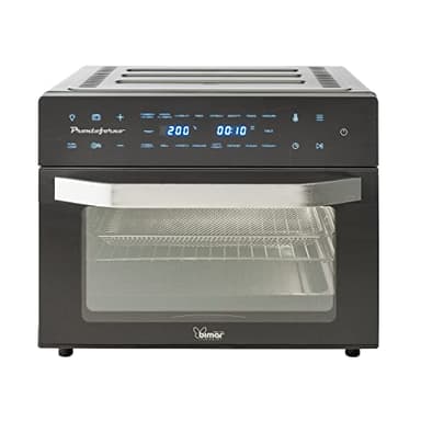 Bimar Friggitrice ad Aria in Acciaio Inox 30 Litri, Forno Elettrico Digitale Ventilato, Statico e Air Fry, Friggitrice Aria Calda, 18 Programmi Cottura, Frittura Senza Olio, Cuoce a Bassa Temperatura