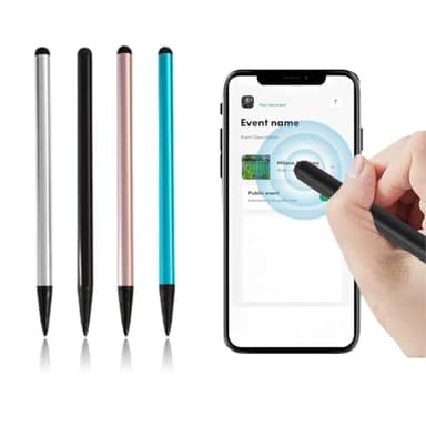 CULEO Penne per cellulari, Penne per touch screen, 4 penne stilo per tablet, penne stilo per touch screen, comunemente usate in tablet, telefoni cellulari