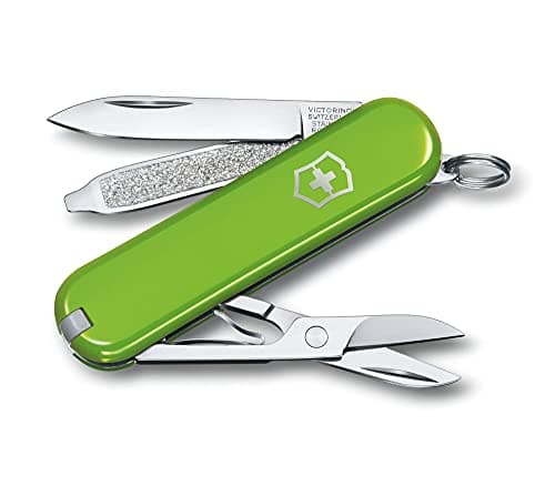 Victorinox, Classic SD, Coltellino Svizzero, Originale, Multiuso, Campeggio, 7 Funzioni, Lama, piccola, Lima per unghie