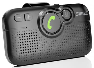 SUNITEC kit vivavoce bluetooth da auto 5.0, Connessione Automatica,GPS e Musica, Supporto Siri,Guida vocale, Vivavoce per Auto Bluetooth Supporto per Aletta Parasole - BC980SA