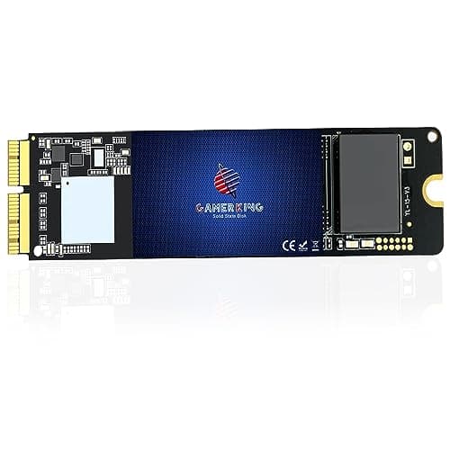 GAMERKING SSD 256GB Interno M.2 NVMe per Apple MacBook Air A1465 A1466 (2013-2015, 2017), MacBook Pro A1502 A1398 (Retina, 2013-2015), 3D NAND TLC Unità a Stato Solido per gli Aggiornamenti MAC