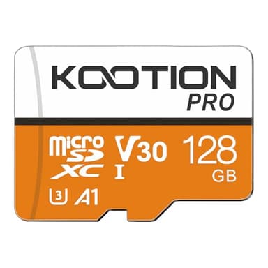 KOOTION 128GB Scheda di Memoria Micro SD U3 A1 V30 4K Scheda MicroSDXC 128 Giga UHS-I Scheda SD Memory Card TF Card Carta SD Alta Velocità Fino a 100MB/s, Micro SD Card per Telefono,Videocamera,Gopro