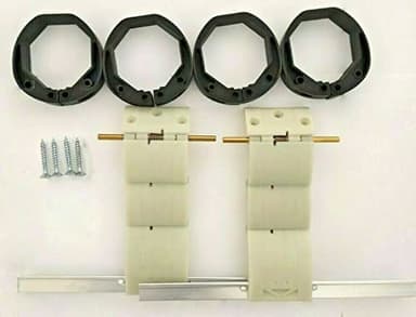 Blocchi di sicurezza antisollevamento Tapparelle Blocco Antieffrazione Rullo 60 mm Kit completo in Coppia