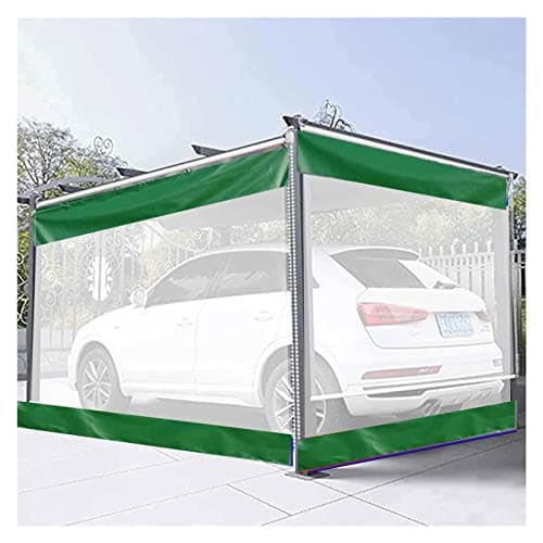 Tenda impermeabile per giardino, auto, gazebo, garage, in PVC, con occhielli antiruggine (1,9 x 2 m)