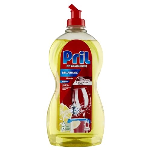 Pril Brillantante+ Brillante per Lavastoviglie, Limone & Lime, 500 ml, 1 pezzo