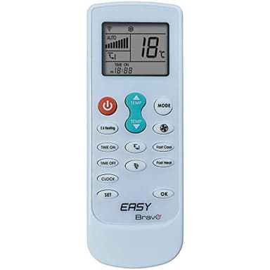 Telecomando universale per condizionatore climatizzatore Easy Bravo, compatibile con i principali marchi (Easy Bravo)