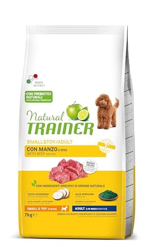 Natural Trainer - Cibo per Cani Small & Toy Manzo e Riso 7kg