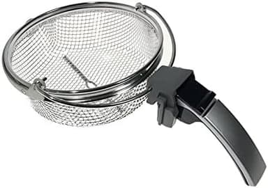 Manico cestello Argento compatibile con Delonghi friggitrice ROTOFRY F38233 - F37436