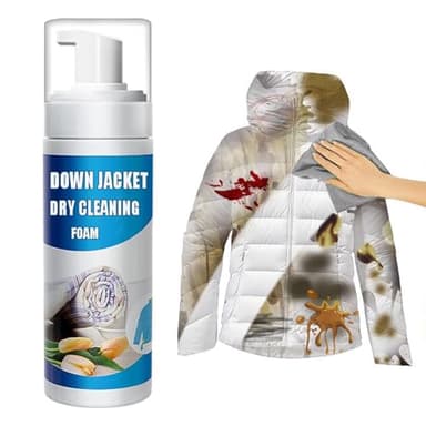 Spray Lavaggio a Secco Vestiti, Spray Lavaggio a Secco, Spray Detergente Senza Risciacquo, Smacchiatore per Lavaggio a Secco, Spray Lavaggio a Secco Tessuti, per Vestiti, Piumino,Tessuto, 200ML