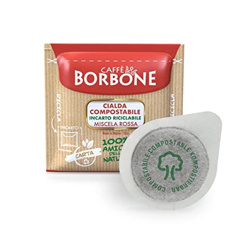 Caffè Borbone Cialda Compostabile, Miscela Rossa - 100 Cialde - Sistema ESE