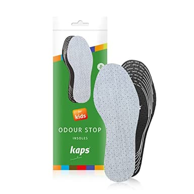 Migliori Solette per Bamabini | Tecnologia Anti-Odore con Schiuma Traspirante | Ritagliabili in Tutte le dimensioni | Kaps Odor Stop Kids Made in Europe