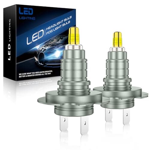 SHINYY Lampadine H7 LED 360 Gradi 22000LM 12V-18V 2024 più Nuovo 6500K Bianco Freddo Potente 360° Lampada a Led H7 per Fari Auto Anabbagliante Abbaglianti Fendinebbia Canbus Anti Errore, Pack da 2