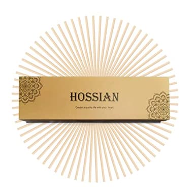 HOSSIAN Bastoncini per Diffusore a Lamella-7 Pollici Diffusore a Lamella -50PCS Bastoncini di Profumo di Colore Primario per Fragranze Aroma (Colore Primario)