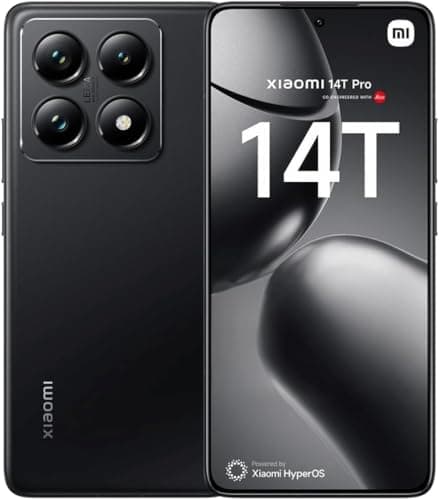 Xiaomi 14T Pro Smartphone 12GB+256GB MediaTek Dimensity 9300+ 5000mAh Battery 120W Hyper Charge, Blac
