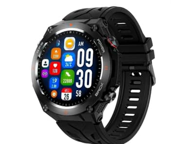ActivPro Orologio intelligente GPS | VR87 | Schermo HD da 1,44" | Tracker di attività per uomo e donna | Monitor sanitario | Frequenza cardiaca | Pressione sanguigna | Chiamata Bluetooth | Modalità