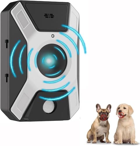 WARDBES Ultrasuoni per Cani, 3 Livelli Regolabile Frequenza Anti Aboiement pour Chien,Fischietto Ultrasuoni per Cani Interni ed Esterni,Anti+Abbaio+Cani Cane Grande Medio Piccolo
