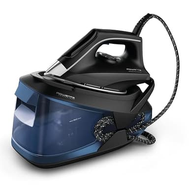 Rowenta VR8315 Powersteam Ferro da Stiro a Vapore con Caldaia Silenziosa, Pressione Fino a 6.2 Bar, 2400 W, 1.7 Litri, con Piastra in Acciaio Inox, Modalità Eco