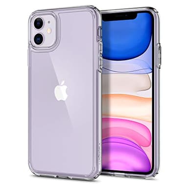 Spigen Cover Ultra Hybrid Compatibile con iPhone 11, Custodia Anti-Ingiallimento - Trasparente