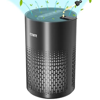 FITNATE Purificatore d'aria con diffusore di oli essenziali per la casa, camere grandi fino a 215 piedi quadrati e filtri al 99,9% di allergeni, forfora per animali domestici, polvere silenziosa